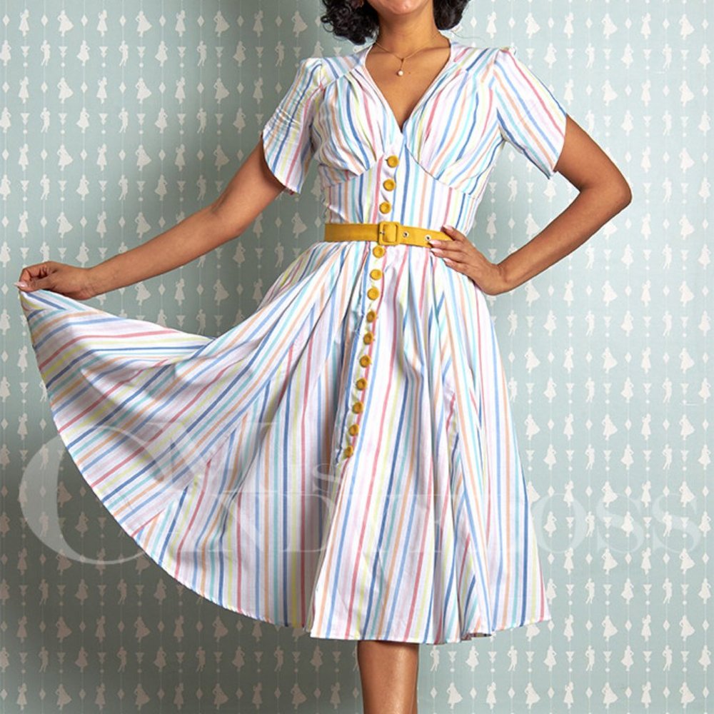 Miss Candyfloss Dress Estee Spring Medium EUC